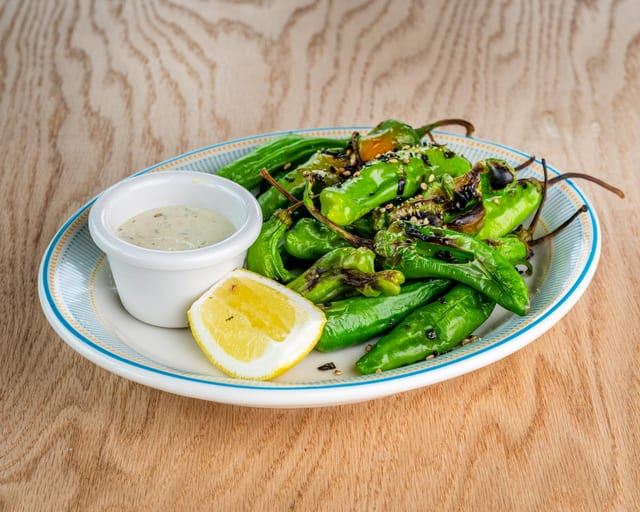Blistered Shishito Peppers.