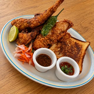 Broth–Brined Fried Chicken